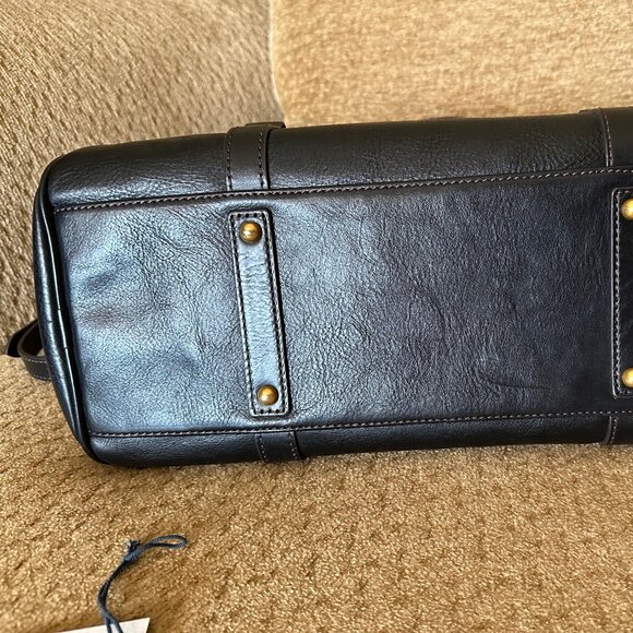 Dooney & Bourke Florentine Large Satchel in Black Leather - Picture 13 of 16